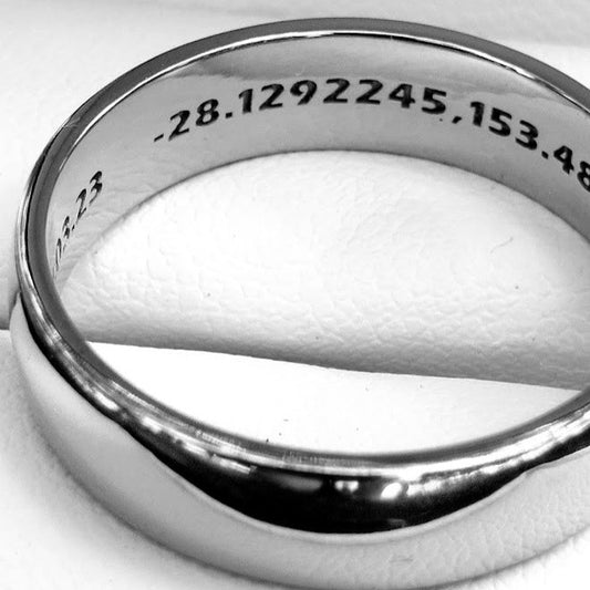 Mens White gold Wedder (The Damo)
