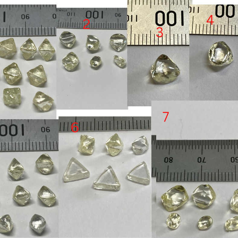 Natural uncut Diamond engagement ring "Ellie"