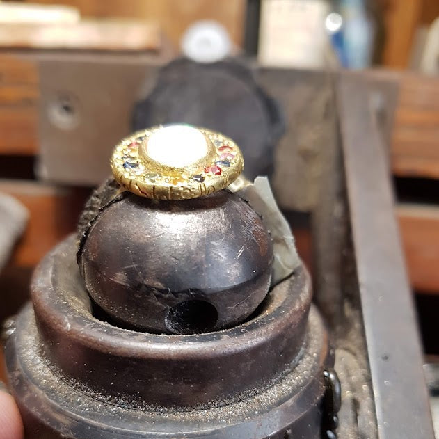 Opal and diamond ring (Sophia)