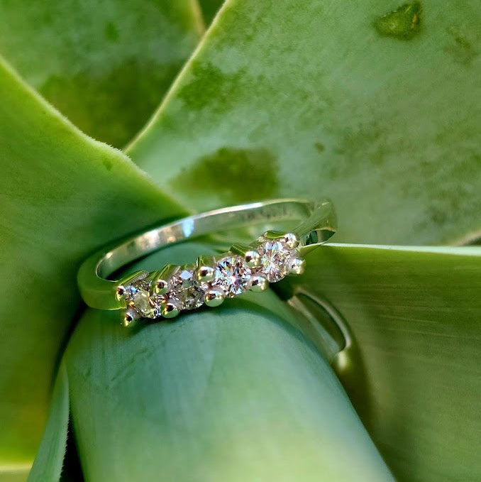 Sterling silver and Diamond wedder