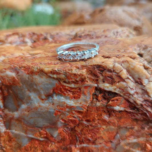 Sterling silver and Diamond wedder