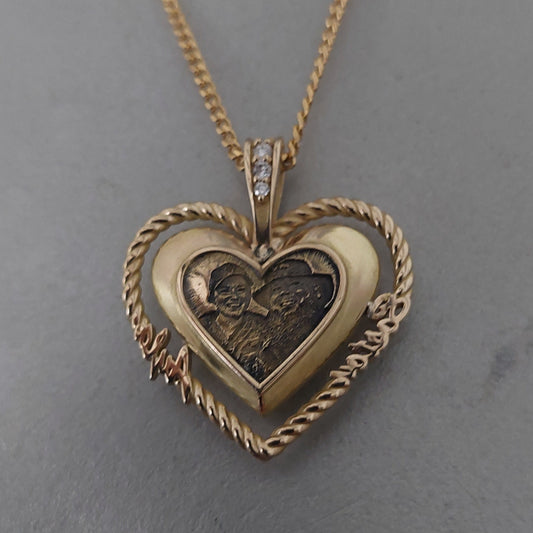 Heart keepsake (Boston/ Ayla)