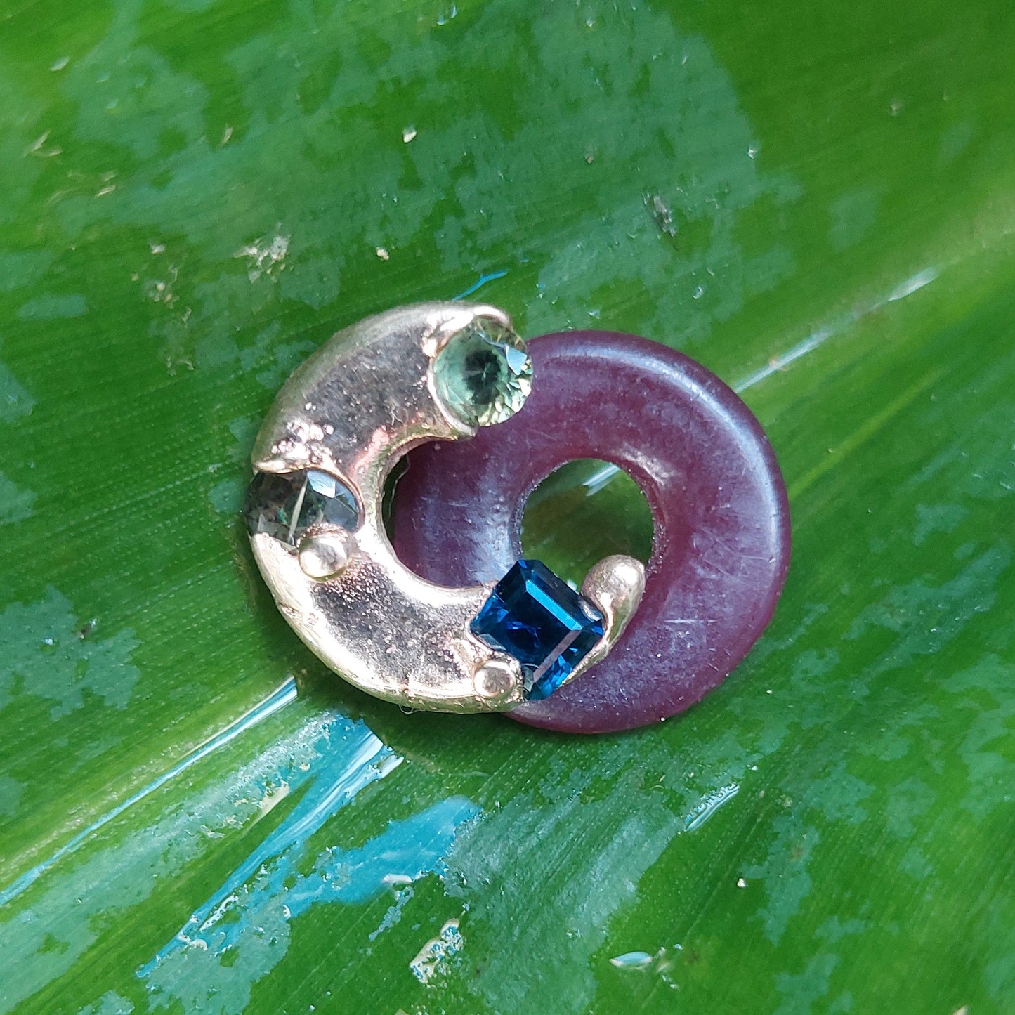 Half moon featuring Australian Sapphires