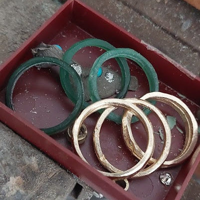 Organic Sapphire and diamond stackers (Chez)