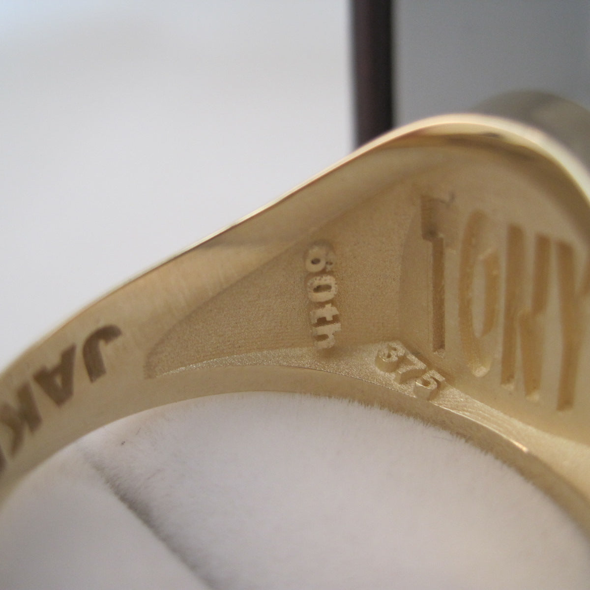solid gold mens ring personalized