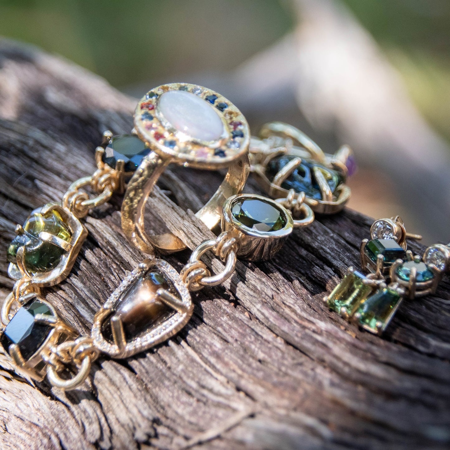 Opal and diamond ring (Sophia)