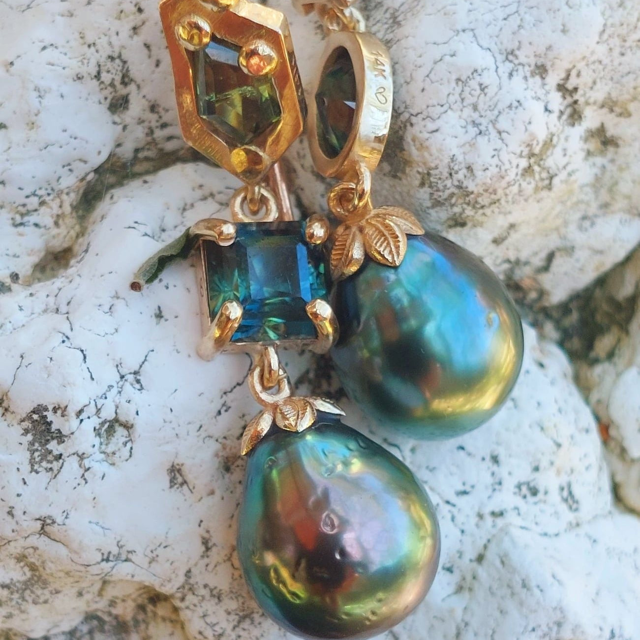 Australian Sapphire Multi earrings