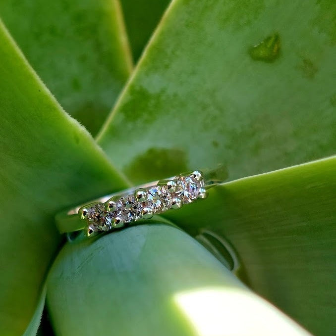 Sterling silver and Diamond wedder