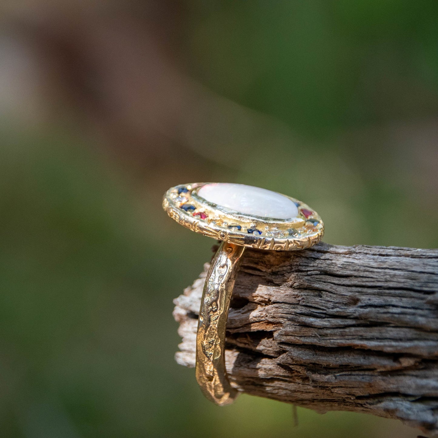 Opal and diamond ring (Sophia)