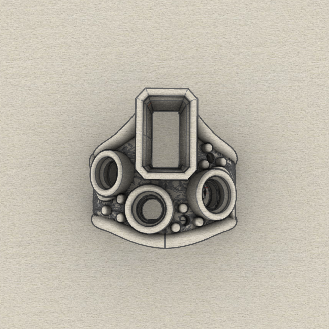 A contemporary Sapphire dress ring (Ena)