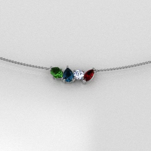 Birthstone necklaces