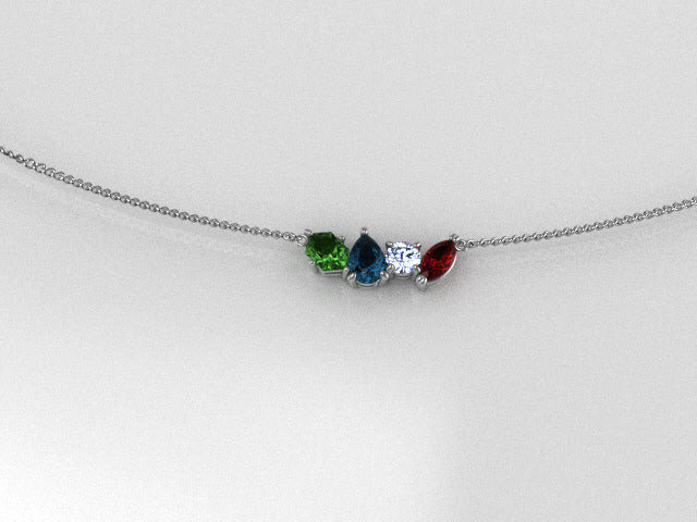 Birthstone necklaces