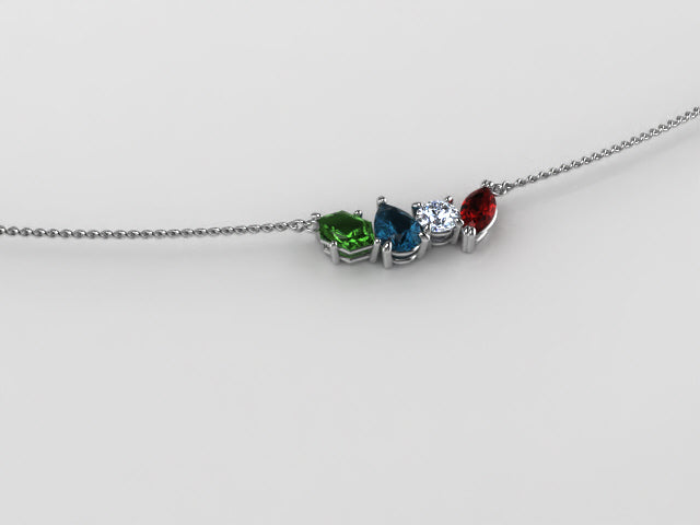 Birthstone necklaces
