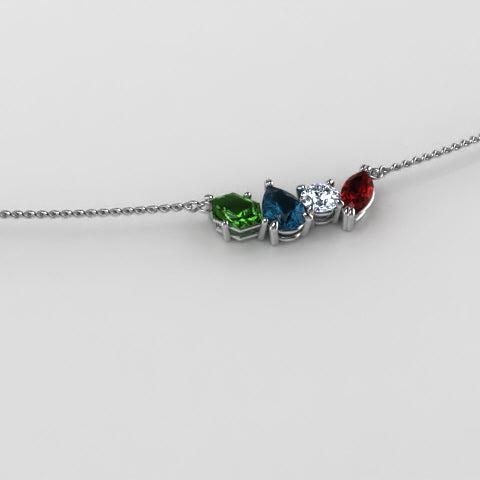 Birthstone necklaces